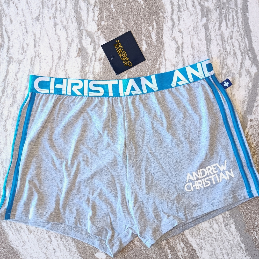 Andrew Christian Men's Active Runner Gym Shorts NEW Size Medium